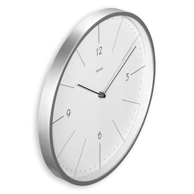 Hama Wandklok Sardinië Tikt Niet 30 cm Grijs/Wit Hama Wandklok Sardinië Tikt Niet 30 cm Grijs/Wit