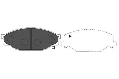 Remblokken set KBP9039