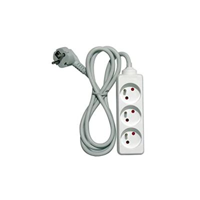 CHACON Stekkerdoos 3 stopcontacten 16A 1,5m wit