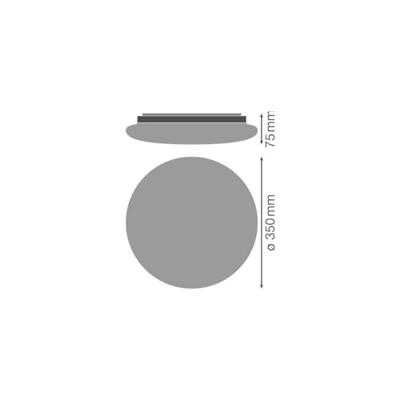 LEDVANCE LED Plafonniere 350mm 18W CCT IP44 + sensor - 5017826