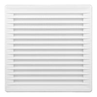 Ventilatierooster EDM 87724 Wit 17 x 17 x 1,15 cm Muggennet - thumbnail