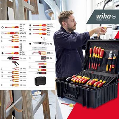 Wiha Gereedschapskoffer (gevuld) 81-delig Electricien, Handwerker, Leerling, Professioneel, VDE (l x b x h) 510 x 420 x 220 mm - thumbnail