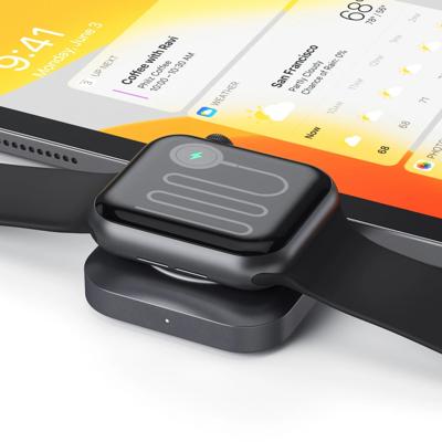 SATECHI USB C Magnetisch Oplaadstation [Mfi-Gecertificeerd] Draagbare Horlogeoplader - Compatibel Met Apple Watch Ultra En Series 8/7/6/Se/5/4/3/2/1 (Kabel Niet inbegrepen)