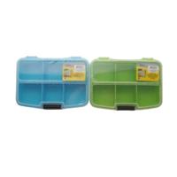 Bellson Opbergbox Met Deksel 6-Vaks 13x9cm (Prijs per stuk) - thumbnail