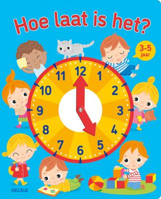 Deltas Kartonboek: hoe laat is het? (3-5 jaar)