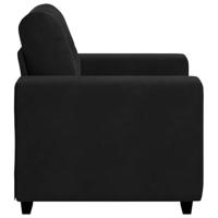 Fauteuil 60 cm fluweel zwart - thumbnail