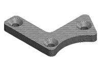Team Corally - Suspension arm stiffener - B - Lower Front - Left - Graphite 3mm (C-00180-235) - thumbnail