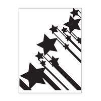 Vaessen Creative • embossing folder vallende sterren - thumbnail