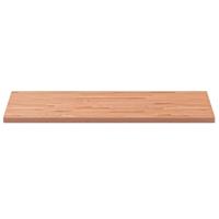 Tafelblad rechthoekig 100x60x2,5 cm massief beukenhout - thumbnail