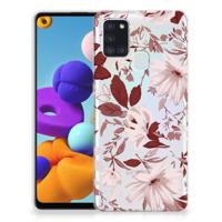 Smartphone hoesje Samsung Galaxy A21s Watercolor Flowers - thumbnail