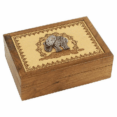 Tarotdoos Olifant Gegraveerd Tarotdoos Olifant Gegraveerd