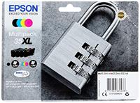 Epson Inktcartridge T3596, 35XL Origineel Combipack Zwart, Cyaan, Magenta, Geel C13T35964010 - thumbnail