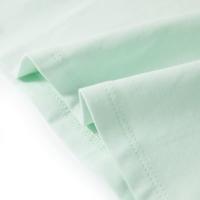 Kindershirt 128 lichtmintkleurig - thumbnail