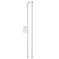 Sapim Leader spaak 14 290 RVS zonder nippel (100st) zilver - thumbnail