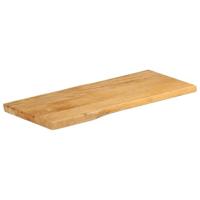 Tafelblad met natuurlijke rand 90x40x2,5 cm massief mangohout - thumbnail