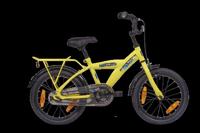 Bikefun Bike fun 16 inch jongensfiets geel no rules no limit - thumbnail