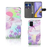 Samsung Galaxy A51 | Telefoonhoesje | Met pasjeshouder | Bird - thumbnail