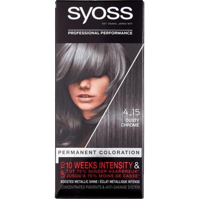 Syoss Color baseline 4-15 dusty chrome haarverf 1 Set