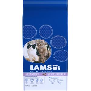 Iams Multi-Cat kip met zalm kattenvoer 15 kg Iams Multi-Cat kip met zalm kattenvoer 15 kg