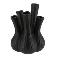DK Design vaas Aglio - tulpenvaas - XL -mat zwart - D26 x H35 cm - thumbnail