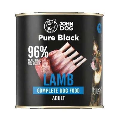 JOHN DOG Pure Black Lamb - natvoer voor honden - 800g