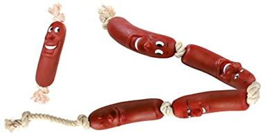TRIXIE WORSTJE MET TOUW VINYL 11 CM 4 ST