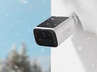 Eufy security S220 SoloCam 2-pack, zonbeveiligingscamera, draadloze buitencamera, altijd stroom, resolutie van 2k, draadloos, 2,4 GHz wifi, geen maandelijkse kosten - thumbnail