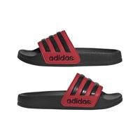 adidas Adilette Shower Slippers Kids Zwart Rood - thumbnail