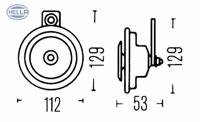 Hella 3BA 002 768-382 3BA 002 768-382 Lowtone Enkelvoudige toeter 24 V - thumbnail