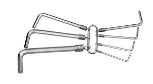 Gedore S 42-07 Haakse schroevendraaierset 2 mm, 2.5 mm, 3 mm, 4 mm, 5 mm, 6 mm, 8 mm 7-delig