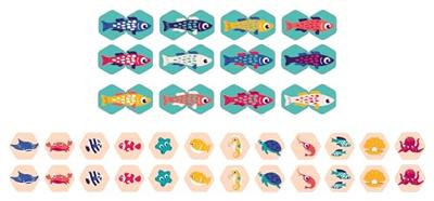Memory badpuzzel - LUDI blauw Memory badpuzzel - LUDI blauw