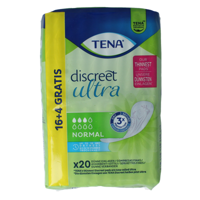 Tena Discreet ultra pads 20 Stuks Tena Discreet ultra pads 20 Stuks