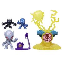 Marvel Stunt Squad Speelset Ironman Vs Black Panther Middel - thumbnail