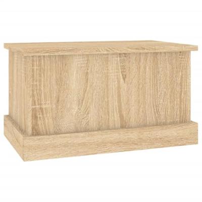Opbergbox 50x30x28 cm bewerkt hout sonoma eikenkleurig Opbergbox 50x30x28 cm bewerkt hout sonoma eikenkleurig