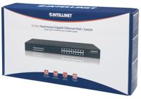 Intellinet 560993 Netwerk switch 16 poorten 1 GBit/s PoE-functie - thumbnail