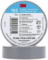 3M Temflex™ 165 165GY1E Isolatietape Temflex 165 Grijs (l x b) 10 m x 15 mm 1 stuk(s) - thumbnail