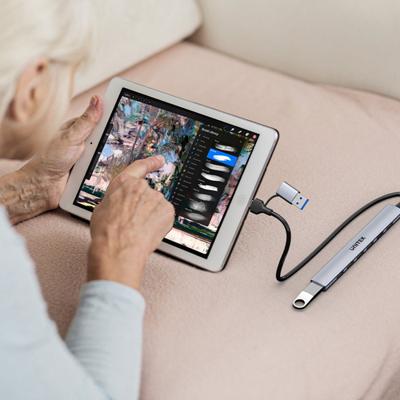 Unitek H1209AGY01 USB-A 5Gbps 7in1 USB-hub