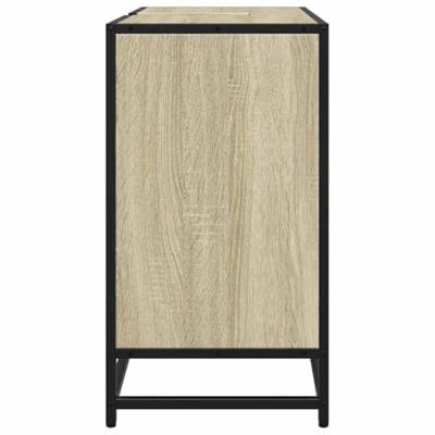 Wastafelkast 65x33x60 cm bewerkt hout sonoma eikenkleurig