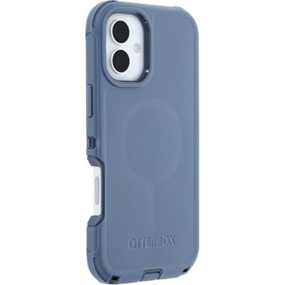 Otterbox Defender Backcover Apple iPhone 16 Plus Blauw MagSafe compatible, Stootbestendig