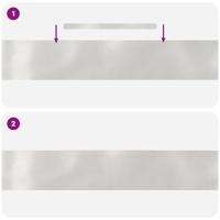 Tuin Grasperkafwerking 4 pcs Zilver 450 x 15 cm Roestvrij staal - thumbnail