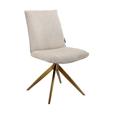 Richmond Draaibare Eetkamerstoel 'Dakota' Chenille, kleur Beige Richmond Draaibare Eetkamerstoel 'Dakota' Chenille, kleur Beige