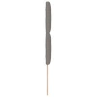 Stoffen Hoofdbord Geometrisch met hoofdeinde Taupe 100 cm Stof - thumbnail