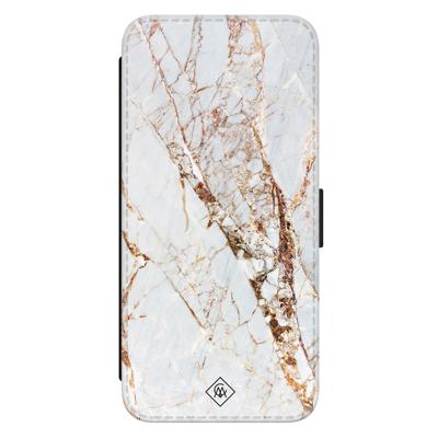Samsung Galaxy S23 flipcase - Marmer goud