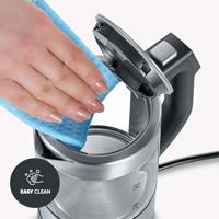 Severin WK 3458 Waterkoker Snoerloos, BPA-vrij Aantal/Volume: 0.5 l RVS, Zwart - thumbnail