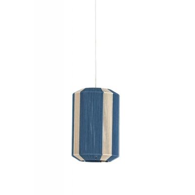 Light & Living Hanglamp 'Kozana' 30cm, kleur Blauw/Crème