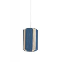 Light & Living Hanglamp 'Kozana' 30cm, kleur Blauw/Crème - thumbnail