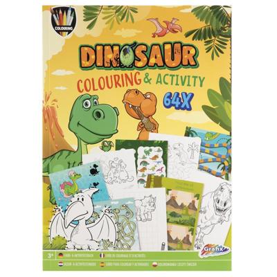 Creative Craft Group Kleur- en activiteitenboek dino, 64pag.