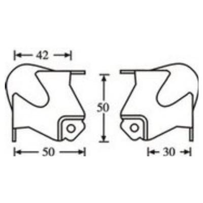 Adam Hall 4119 Bolhoek medium met verzet