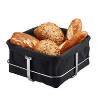 GEFU - Brunch - Broodmandje 22x22cm zwart - thumbnail