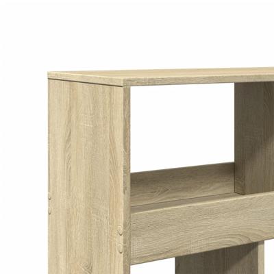 kamerscherm 100x33x125,5 cm bewerkt hout sonoma eikenkleurig